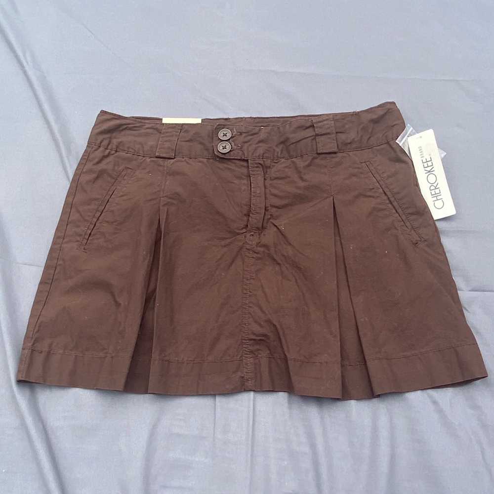 NWT Cherokee Brown Girls Skort – XL